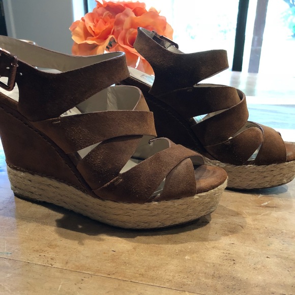 Michael Kors Suede Wedges - Picture 6 of 6